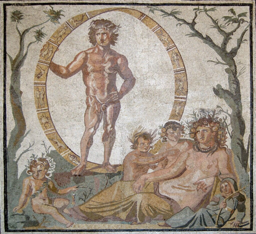 Zdroj: https://commons.wikimedia.org/wiki/File:Aion_mosaic_Glyptothek_Munich_W504.jpg